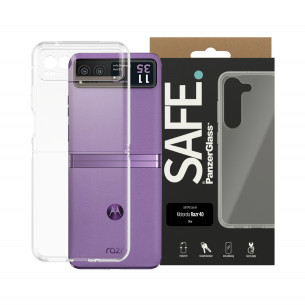 Гръб Safe за Motorola Razr 40 2023 - Прозрачен