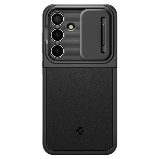 Гръб Spigen Optik Armor за Samsung Galaxy S24 - Черен