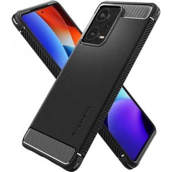 Гръб Spigen Rugged Armor за Xiaomi Redmi Note 12 Pro / 12 Pro Plus / Poco 5X Pro - Черен
