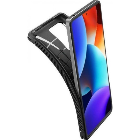 Гръб Spigen Rugged Armor за Xiaomi Redmi Note 12 Pro / 12 Pro Plus / Poco 5X Pro - Черен