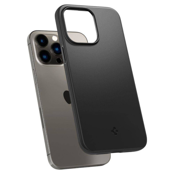 Гръб Spigen Thin Fit за iPhone 14 Pro - Черен