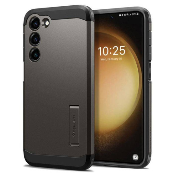 Гръб Spigen Tough Armor за Samsung Galaxy S23 Plus - Черен металик