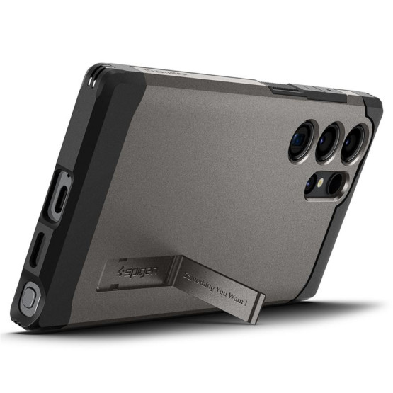 Гръб Spigen Tough Armor за Samsung Galaxy S24 Ultra - Сив