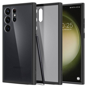 Гръб Spigen Ultra Hybrid за Samsung Galaxy S23 Ultra - Черен