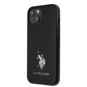 Гръб U.S. Polo TPU Horses Logo Hard Case за iPhone 13 Pro - Черен