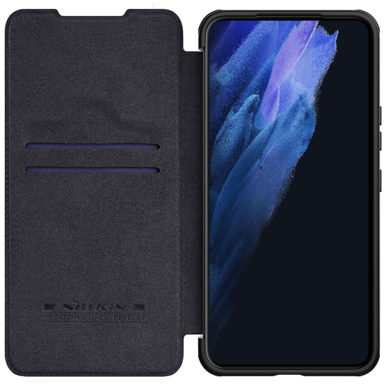 Калъф Nillkin Qin Pro за Samsung Galaxy S22 Plus - Черен