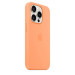 Оригинален гръб Apple Silicone Magsafe Cover за iPhone 15 Pro - Orange Sorb, MT1H3ZM/A
