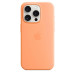 Оригинален гръб Apple Silicone Magsafe Cover за iPhone 15 Pro - Orange Sorb, MT1H3ZM/A
