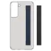 Оригинален гръб Samsung Clear Strap Cover за Samsung Galaxy S21 FE - Тъмно сив, EF-XG990CBE