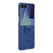 Оригинален гръб Samsung Silicone Cover with Ring за Galaxy Z Flip 7 - Син, EF-PF766TNE