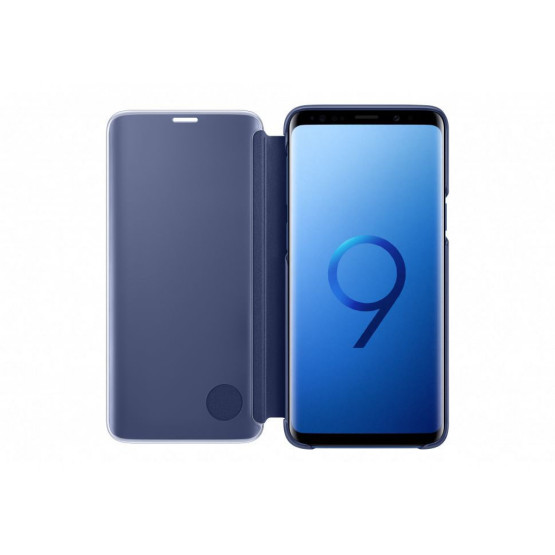 Оригинален калъф Clear View за Samsung Galaxy S9 - Син