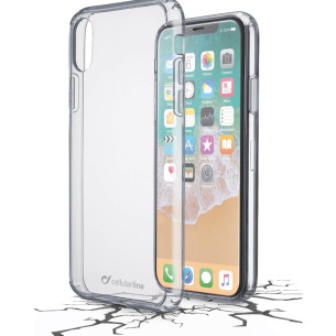 Силиконов гръб Cellular Line за iPhone X/Xs - Прозрачен