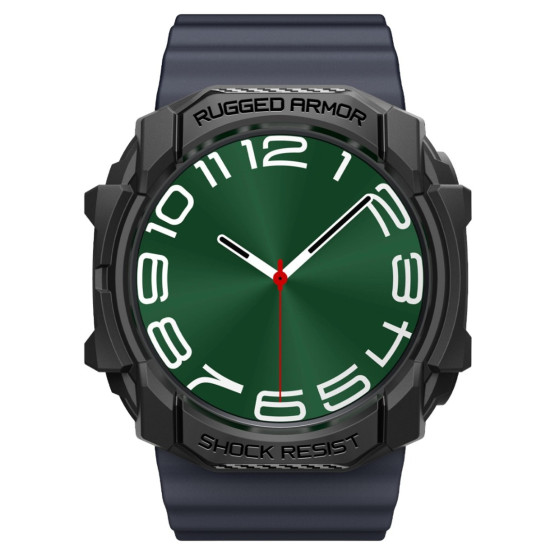 Удароустойчив протектор Spigen Rugged Armor за Samsung Galaxy Watch Ultra - Черен