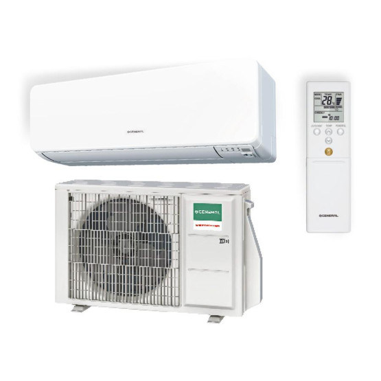 Климатик General Fujitsu ASHH12KGTG/AOHH12KGCG WIFI , 12000 охл/отопление BTU, A+++ , Инверторни системи