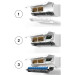 Климатик Bosch CLC6001i-Set 35 E , 12000 охл/отопление BTU, A+++ , Инверторни системи - Bosch