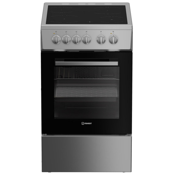 Готварска печка (ток) Indesit I5V5KMS , INOX , Керамични