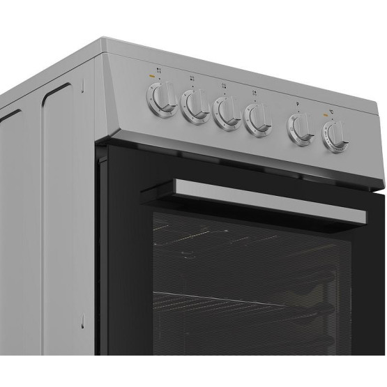 Готварска печка (ток) Indesit I5V5KMS , INOX , Керамични