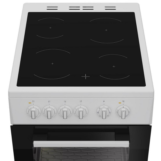 Готварска печка (ток) Indesit I5V8PMW , Бял , Керамични