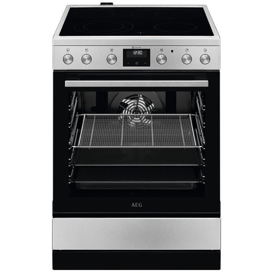 Готварска печка (ток) AEG CCB6446CBM , INOX , Керамични
