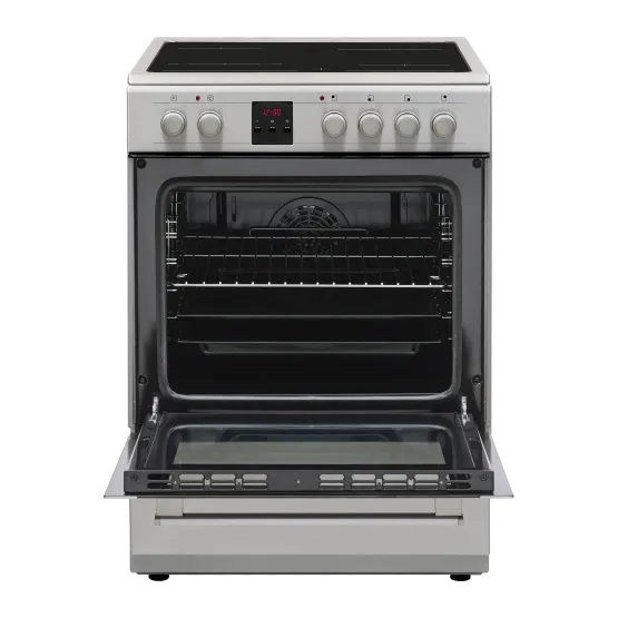 Готварска печка (ток) Sharp KF-76FVDD22IMK-CH , INOX , Керамични