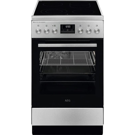 Готварска печка (ток) AEG CCB56490BM , INOX , Керамични