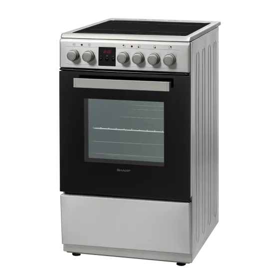 Готварска печка (ток) Sharp KF-56FVDD22IMK-CH , INOX , Керамични