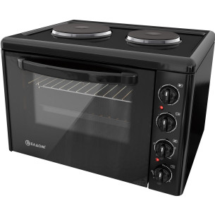 Готварска печка мини Елдом 203VFEN-NEW , 2 ток , Черен - Елдом