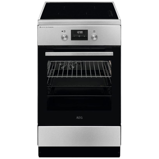 Готварска печка (ток) AEG CIB56491BM , INOX , Керамични