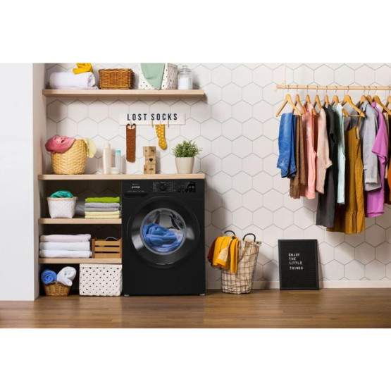 Пералня Gorenje WPNEI84A1SW/B , 1400 об./мин., 8.00 kg, A , Черен