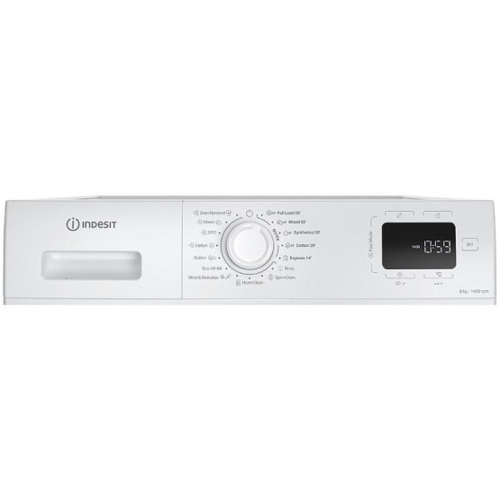 Пералня Indesit IM 864 MY TIME EE , 1400 об./мин., 8.00 kg, A , Бял