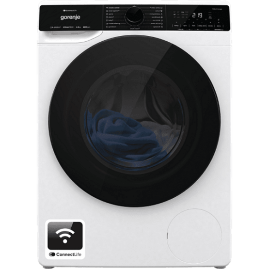 Пералня Gorenje WPNA84A2TSWIFI , 1400 об./мин., 8.00 kg, A , Бял