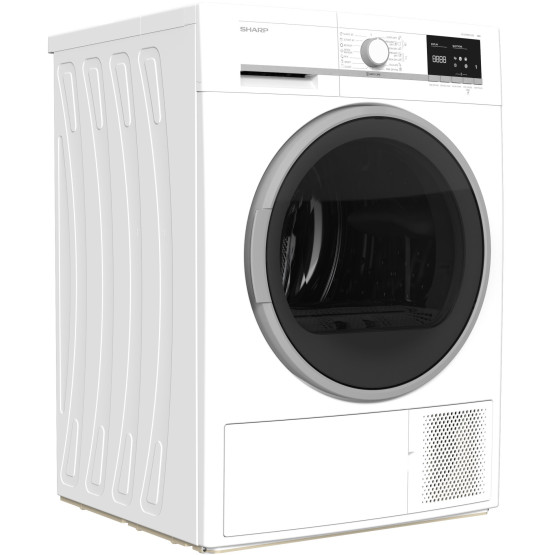 Сушилня Sharp KD-GHB8S7GW2 , 8 kg, A++ , Бял - Sharp