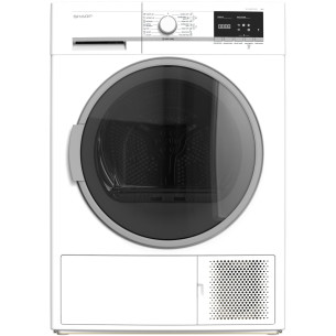 Сушилня Sharp KD-GHB8S7GW2 , 8 kg, A++ , Бял - Sharp