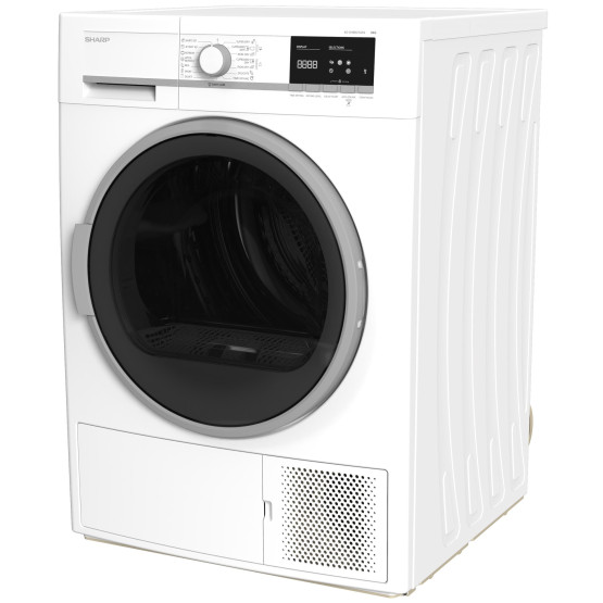 Сушилня Sharp KD-GHB8S7GW2 , 8 kg, A++ , Бял - Sharp