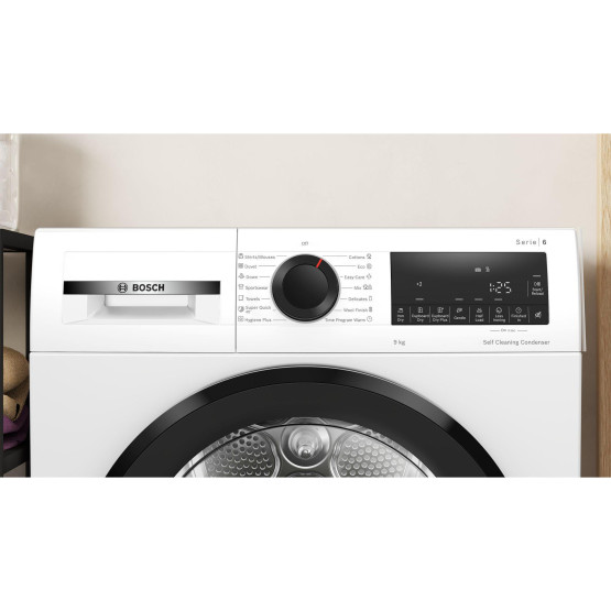 Сушилня Bosch WQG24501BY , 9 kg, D , Бял