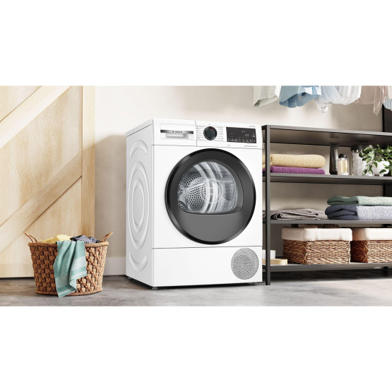 Сушилня Bosch WQG24501BY , 9 kg, D , Бял