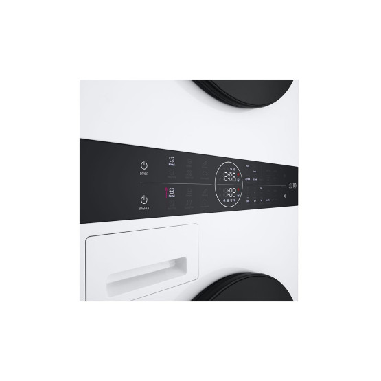 Пералня със сушилня LG WashTower WT1210WWF , 10 kg, 12.00 kg, 1400 об./мин., A , A+++ , Бял