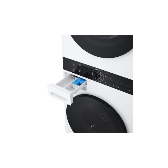 Пералня със сушилня LG WashTower WT1210WWF , 10 kg, 12.00 kg, 1400 об./мин., A , A+++ , Бял