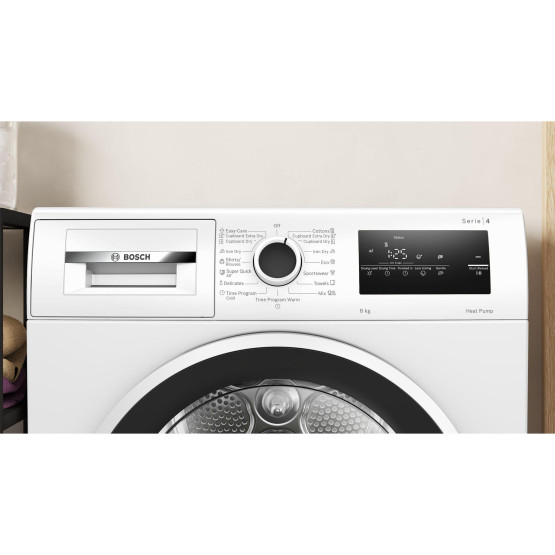 Сушилня Bosch WTH85209BY , 8 kg, D , Бял