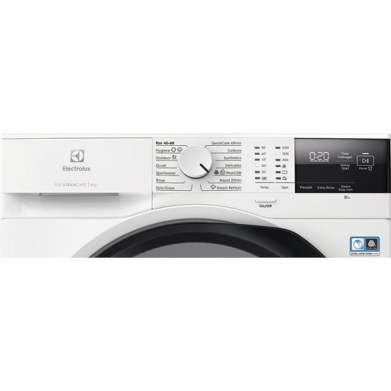Пералня Electrolux EW7F2482E , 1400 об./мин., 8.00 kg, A