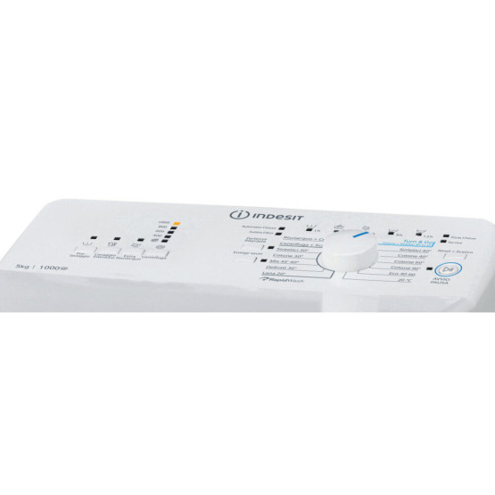 Пералня Indesit BTW L50300 EU/N , 1000 об./мин., 5.00 kg, D , Бял - Indesit