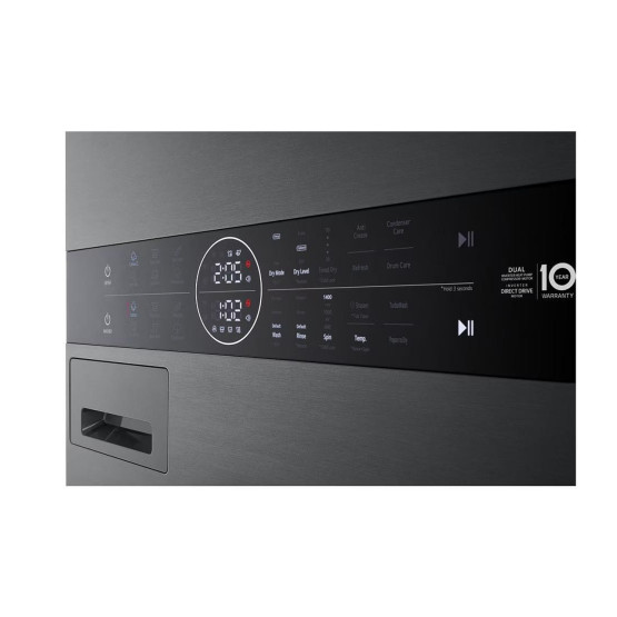 Пералня със сушилня LG WashTower WT1210BBF , 1400 об./мин., 12.00 kg, 10 kg, A , Черен , A+++