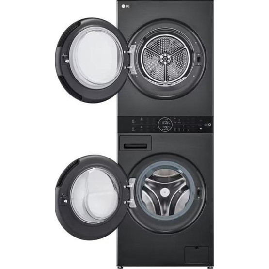 Пералня със сушилня LG WashTower WT1210BBF , 1400 об./мин., 12.00 kg, 10 kg, A , Черен , A+++