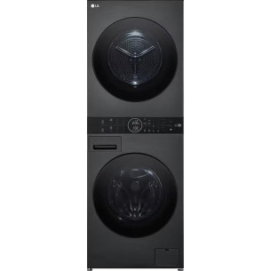 Пералня със сушилня LG WashTower WT1210BBF , 1400 об./мин., 12.00 kg, 10 kg, A , Черен , A+++