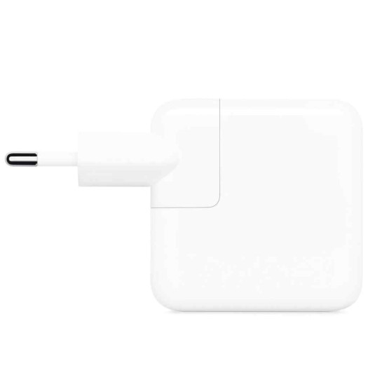 Зарядно 220V Apple Wall Charger Apple, 30W, 3A, 1 x USB-C - Бяло, MW2G3ZM/A