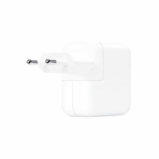 Зарядно 220V Apple Wall Charger Apple, 30W, 3A, 1 x USB-C - Бяло, MW2G3ZM/A