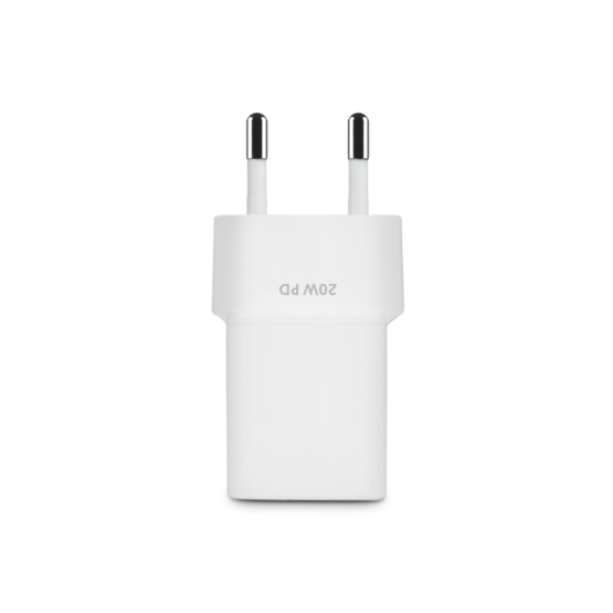 Адаптер 220V ttec SmartCharger 20W PD Travel Fast Charger + USB-C - Lightning Cable 150cm - Бял