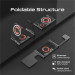 Зарядна станция ProMate AURAFOLD-TRIO 15W Magsafe, 3in1 - Черна