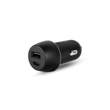 Адаптер за кола 12V ttec SmartCharger Duo PD In-Car Charger USB-C+USB-A 30W, Black