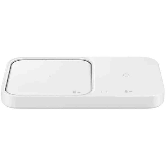 Безжично Зарядно Wireless Charger Samsung Duo, 15W, 1.67A, (w/o TA) - Бяло, EP-P5400BWEGEU